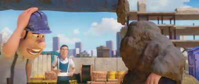 Oops! Sorry.
Is everything okay in there, boss? - Tad, the Lost Explorer, and the Secret of King Midas