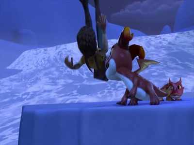 - Oops. Who knew ice was so icy?
- No more ice coming down. - Dragons: Rescue Riders
