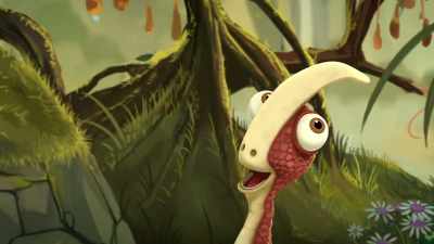 Oops!
(yelps) - Gigantosaurus