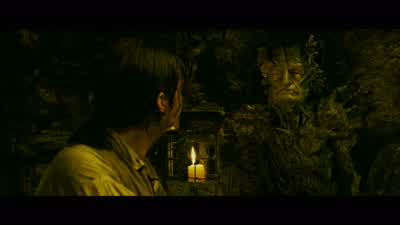 Open the chest with the key and stab the heartNo don't stab the heartThe Dutchman needs a living heart or there'll be no captainand if there's no captain there's no one to have the key - Pirates of the Caribbean: Dead Man's Chest