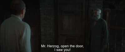 Open the gate. I saw you. - My Neighbor Adolf