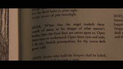 Open thine eyes and read, I do say, - Good Omens