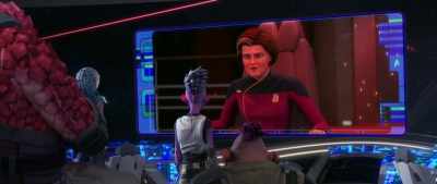 Opening a distress call - Star Trek: Prodigy