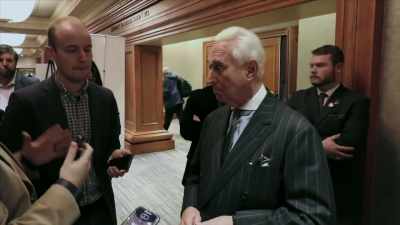 Operatives like Roger Stone
and General Flynn - Q: Into the Storm