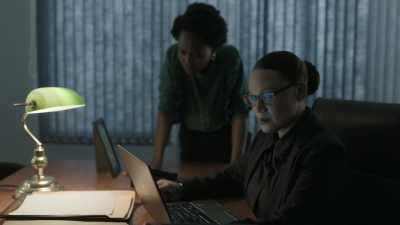 Operator (on laptop):
Sir, could you please wait
while I connect you to-- - Trackers