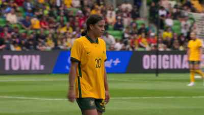 Opposite movement from you and Caitlin,
opposite movement! - Matildas: The World at Our Feet
