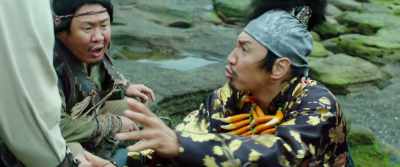 Or a fish-like man. Anyway, - The Pirates: The Last Royal Treasure