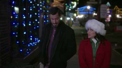 Or we can go say hi
to my mom right here. - Cloudy with a Chance of Christmas