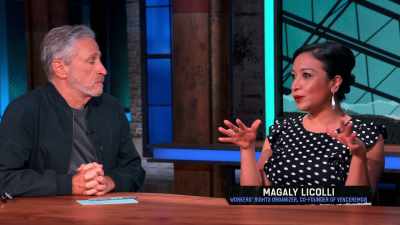 Or they cannot even do, like,
TV interviews - The Problem With Jon Stewart