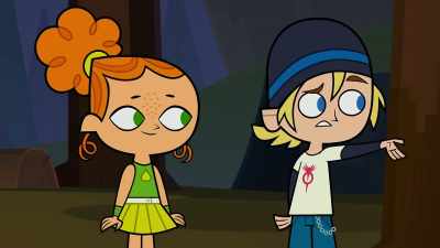 - Or we could go find him
in the woods. - Total DramaRama