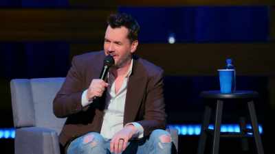 Or, "Happy husband,
what's he been up to?" - Jim Jefferies: High n' Dry