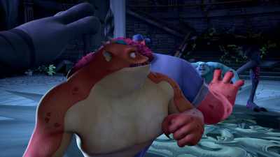 Or have you seen a small,
blue-haired kid, about this big? - Monster Island