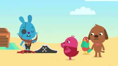 Or this jacket, or this beard,
or this eye patch. - Sago Mini Friends