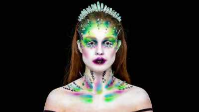 Or keep the lip,
but then remove the lavender. - Glow Up: Britain's Next Make-Up Star