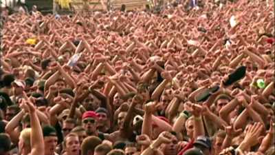 Or maybe they do believe it,
but if you were to ask them - Woodstock 99: Peace Love and Rage