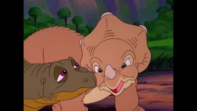Or maybe he's really off playing with that dumb old what's her name - The Land Before Time IV: Journey Through the Mists