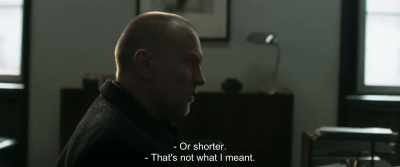 - Or shorter.
- That's not what I meant. - The Marco Effect