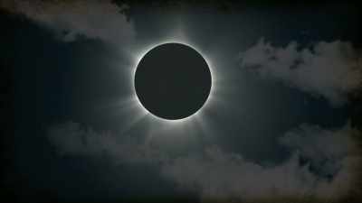 Or the darkness that resulted
from a total solar eclipse? - Cosmos: Possible Worlds