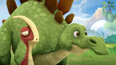 Or the way my shadow and me
don't always wanna go - Gigantosaurus