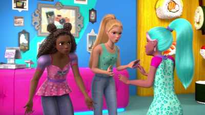 Or when we were
skate partners - Barbie: A Touch of Magic