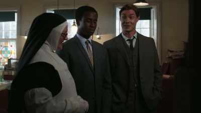  -Or whip her into a rage.
 -[both laughing] - Sister Boniface Mysteries