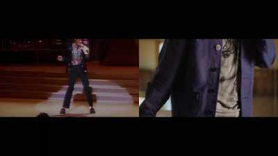 Or with his...
you know, his side, - Thriller 40