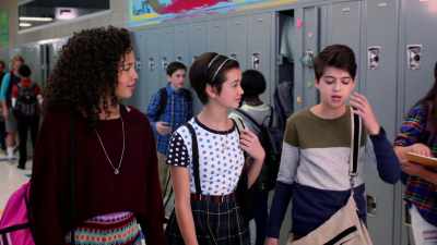 Or, it would be, if it wasn't
such a thick, beautiful mop. - Andi Mack