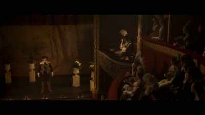 [orchestra playing
"Largo Al Factotum"] - Mr. Malcolm's List