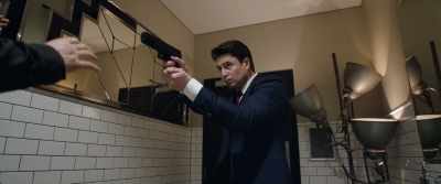 [orchestral music playing] - The Spy Who Never Dies