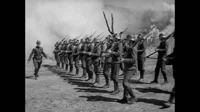 Order! Arms! Prepare to attack! Forward! - The Great Dictator