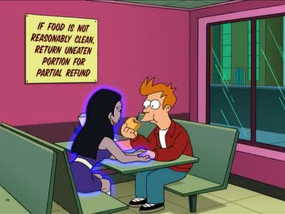 Ordinary human dating. - Futurama