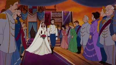 [organ playing
wedding processional] - The Little Mermaid Live!