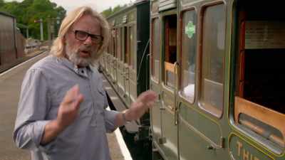 Originally, there were no
toilets onboard the carriages. - Great Rail Restorations with Peter Snow
