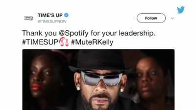 ORONIKE:
Spotify saying, basically, - Surviving R. Kelly