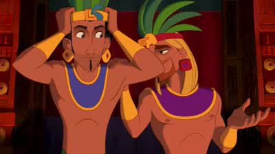 I hardly think I'm qualifiedTo come across all sanctifiedI just don't cut it with the cherubimGroaning Tulio what are you talking aboutThere again they're on their kneesBeing worshipped is a breezeWhich rather suits us inThe interim Interim interim It's - The Road to El Dorado