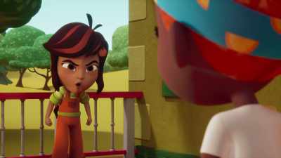 Os amigos a sério
não têm de se preocupar com ela, - Strawberry Shortcake's Summer Vacation