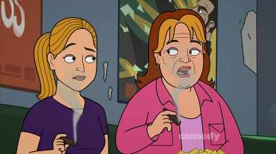 Oscar fell asleep early.
That was nice. - Corner Gas Animated