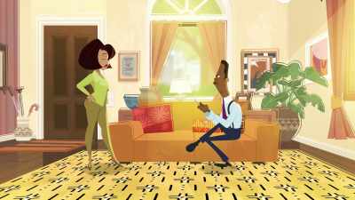 -Oscar, you need to talk to her.
-Why me? - The Proud Family: Louder and Prouder