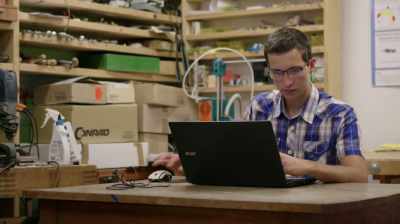OSTERTAG: He had this very
unconventional idea and
not everyone understood it. - Science Fair