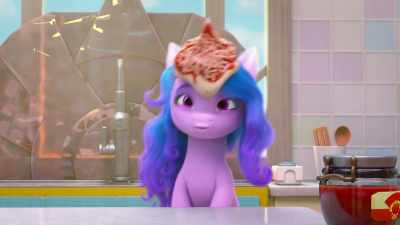 -[others laughing]
-Mmm! Worth it! - My Little Pony: Make Your Mark