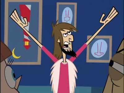 -Ouch.
-♪ (MUSIC STOPS,
SAXOPHONE PLAYS) ♪ - Clone High