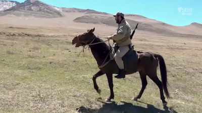 Our armed escort, Zurab, is an Avar, - From Russia to Iran: Crossing Wild Frontier