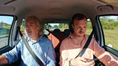 Our average speed
across Milton Keynes - James May and the Dull Men