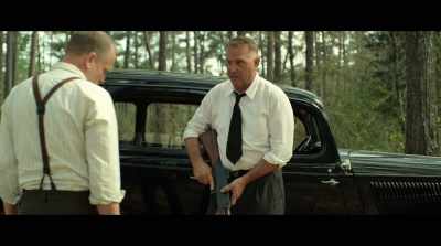 Our boy Clyde, he prefers
a Browning automatic 30 cal. - The Highwaymen