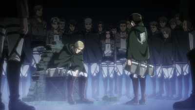 Our comrades are looking at us. - Attack on Titan: Chronicle