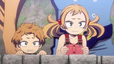 Our duty is to guard Katsuma and Mahoro. - My Hero Academia: Heroes Rising
