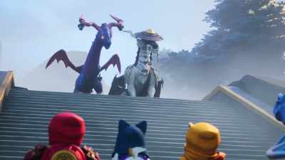 Our evaluation of your basic
battle skills is complete. - LEGO Ninjago: Dragons Rising