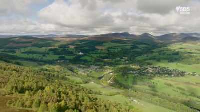 Our final destination
is Blair Castle... - Scotland from the Sky