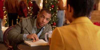 -Our first date pencil.
-Wait, Jess? - Ghosting: The Spirit of Christmas