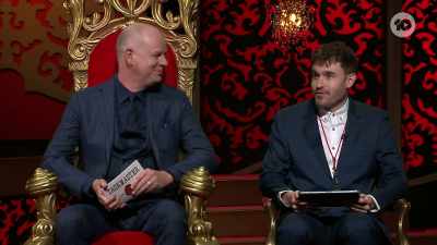 Our first task is a prize task,
so each of our contestants - Taskmaster